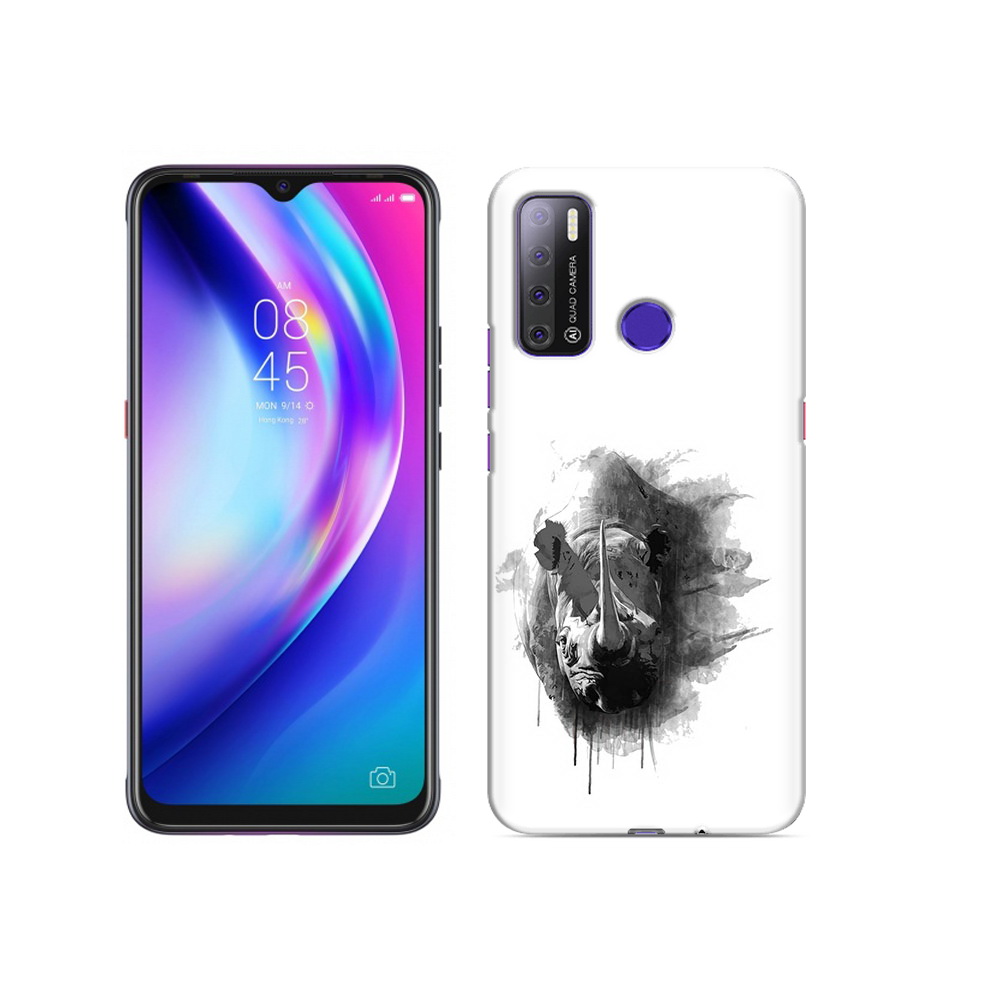 

Чехол MyPads Tocco для Tecno Pouvoir 4 носорог, Прозрачный, Tocco