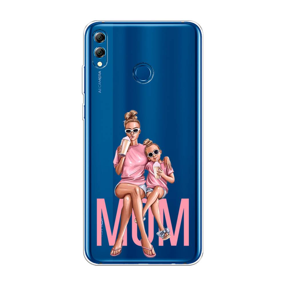 

Чехол Awog на Honor 8X Max "Lovely mom", Синий;бежевый;розовый, 66550-7