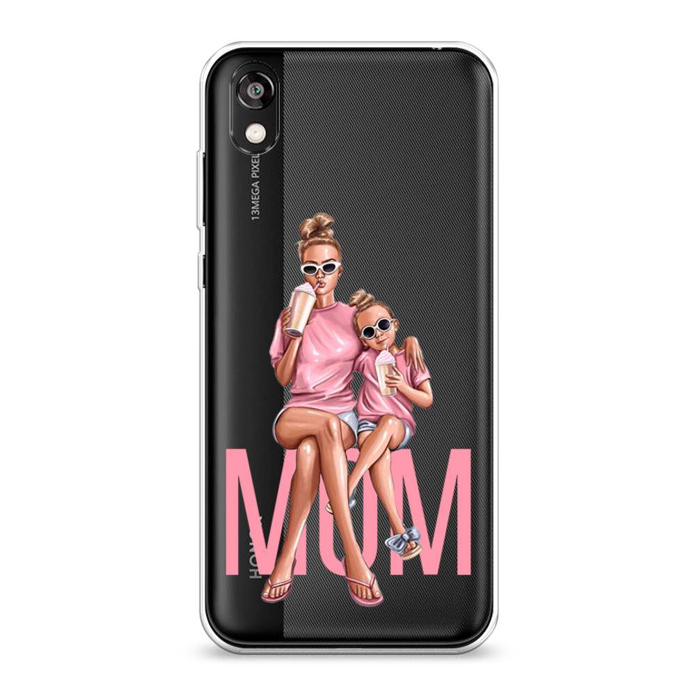 

Чехол Awog на Honor 8S "Lovely mom", Синий;бежевый;розовый, 69150-7
