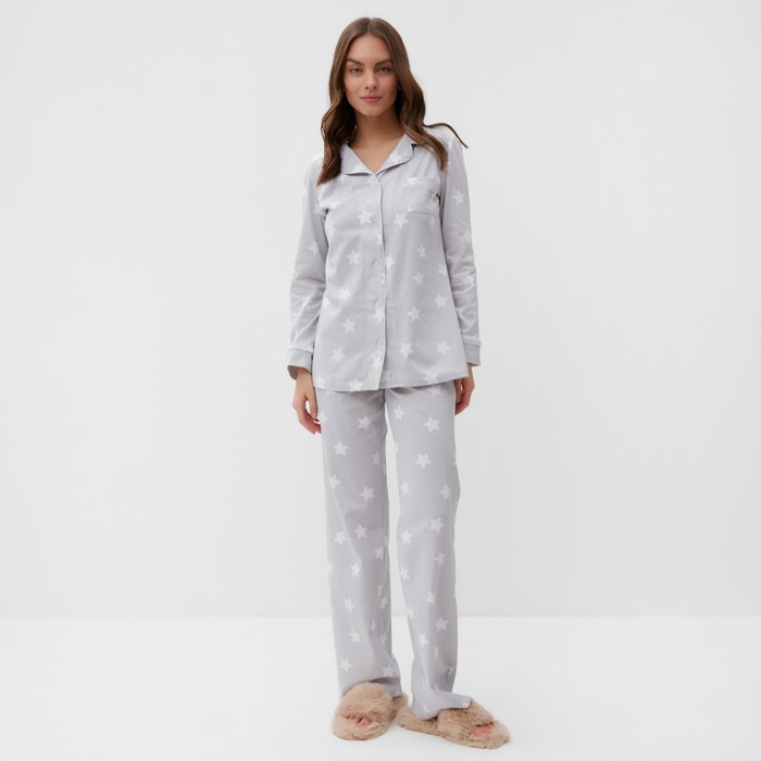 

Пижама женская KAFTAN 5197743 серая 44-46 RU, Серый, Star