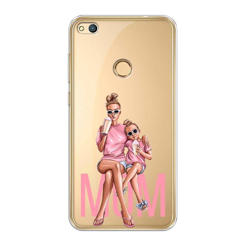 

Чехол Awog на Honor 8 Lite "Lovely mom", Синий;бежевый;розовый, 63950-7