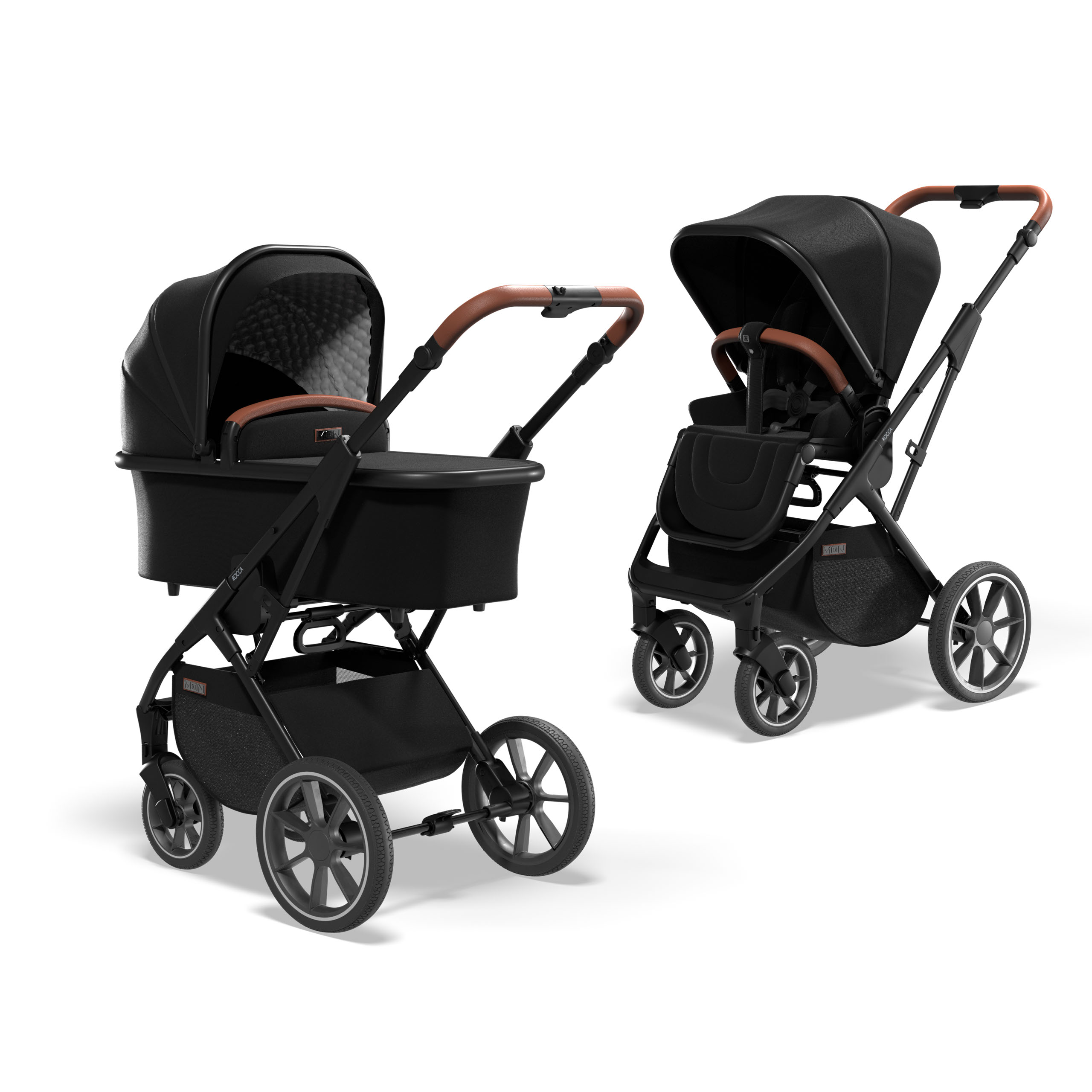 

Коляска Moon Style Rocca 2в1 Black (401) 2022, Style Rocca 2в1