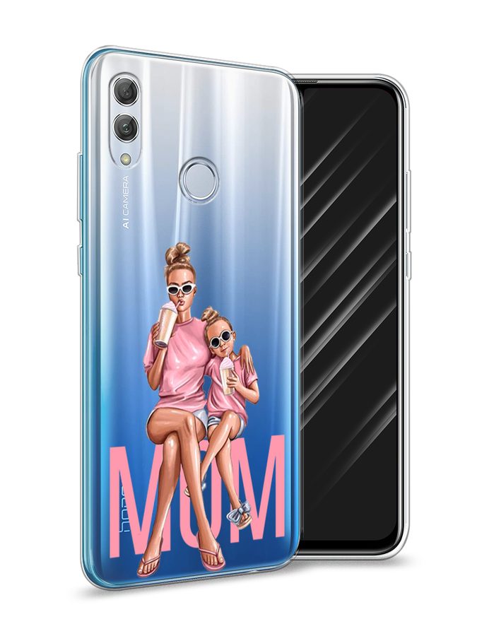 

Чехол Awog на Honor 10 Lite "Lovely mom", Синий;бежевый;розовый, 67550-7