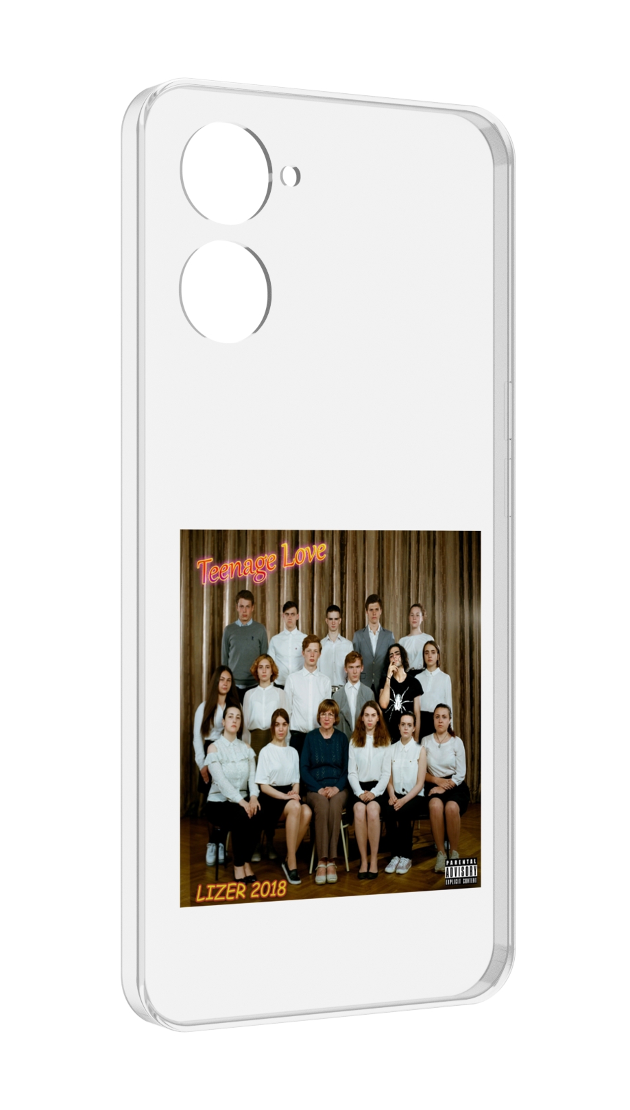 

Чехол MyPads Teenage Love LIZER для Realme 10S противоударный, Tocco