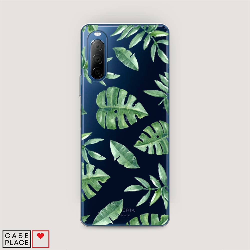 

Чехол Awog на Sony Xperia 10 II "Нарисованные пальмовые листья", Разноцветный, 54650-4