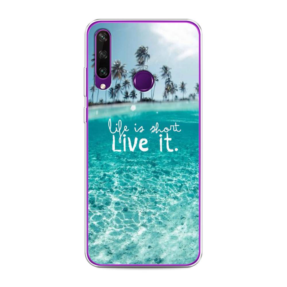 

Чехол Awog на Huawei Y6p "Live it", Розовый, 6103250-7