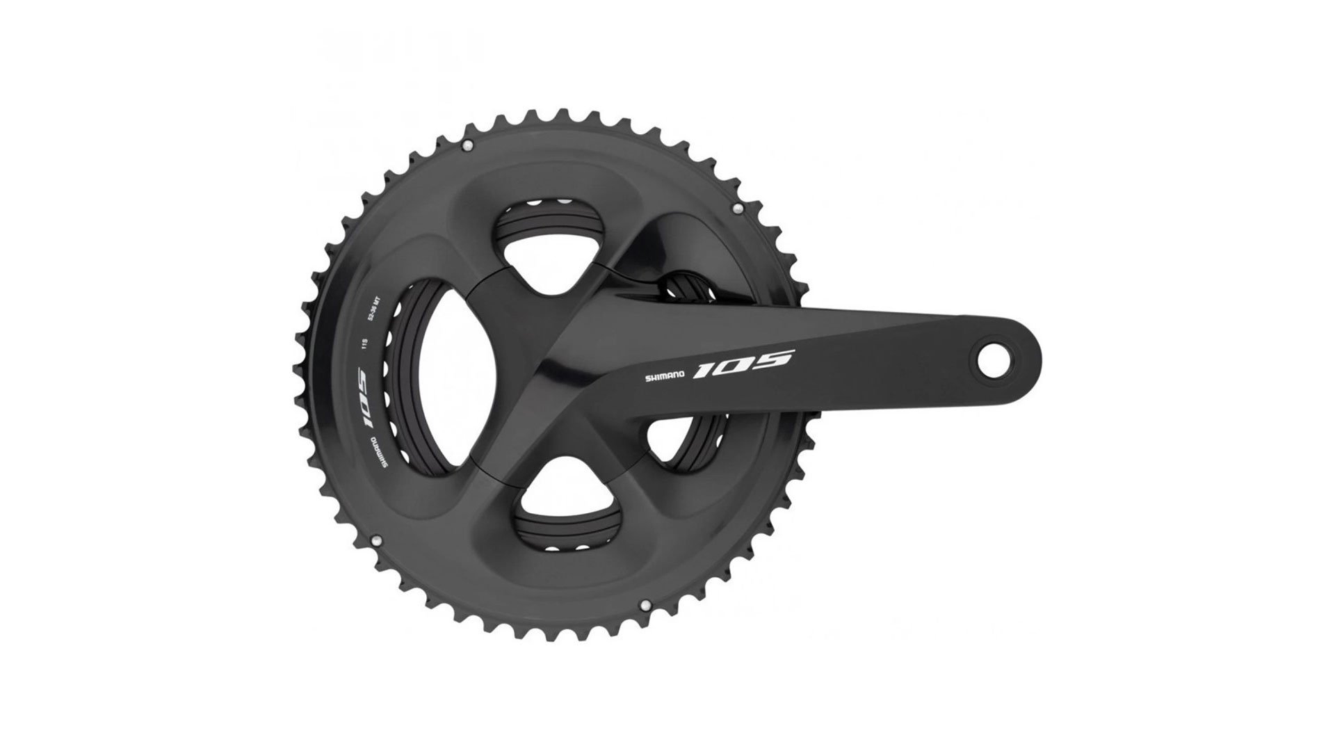 

Система Shimano 105 FC-R7000 175мм 52/36T 11 ск (OEM), Черный