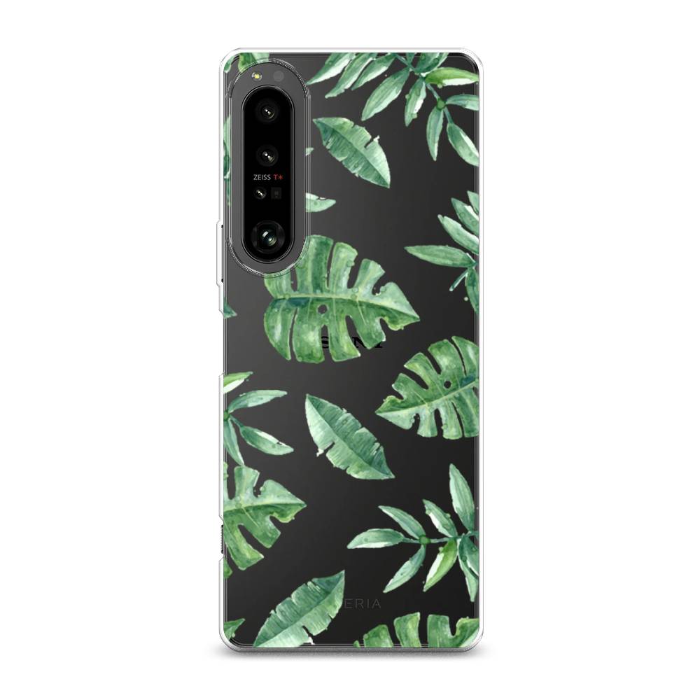 

Чехол Awog на Sony Xperia 1 IV "Нарисованные пальмовые листья", Разноцветный, 55150-4