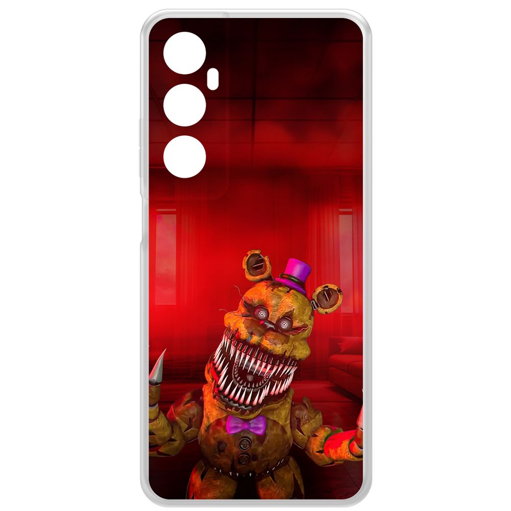 

Чехол-накладка Krutoff Clear Case ФНАФ - Фредди атакует для Realme C65