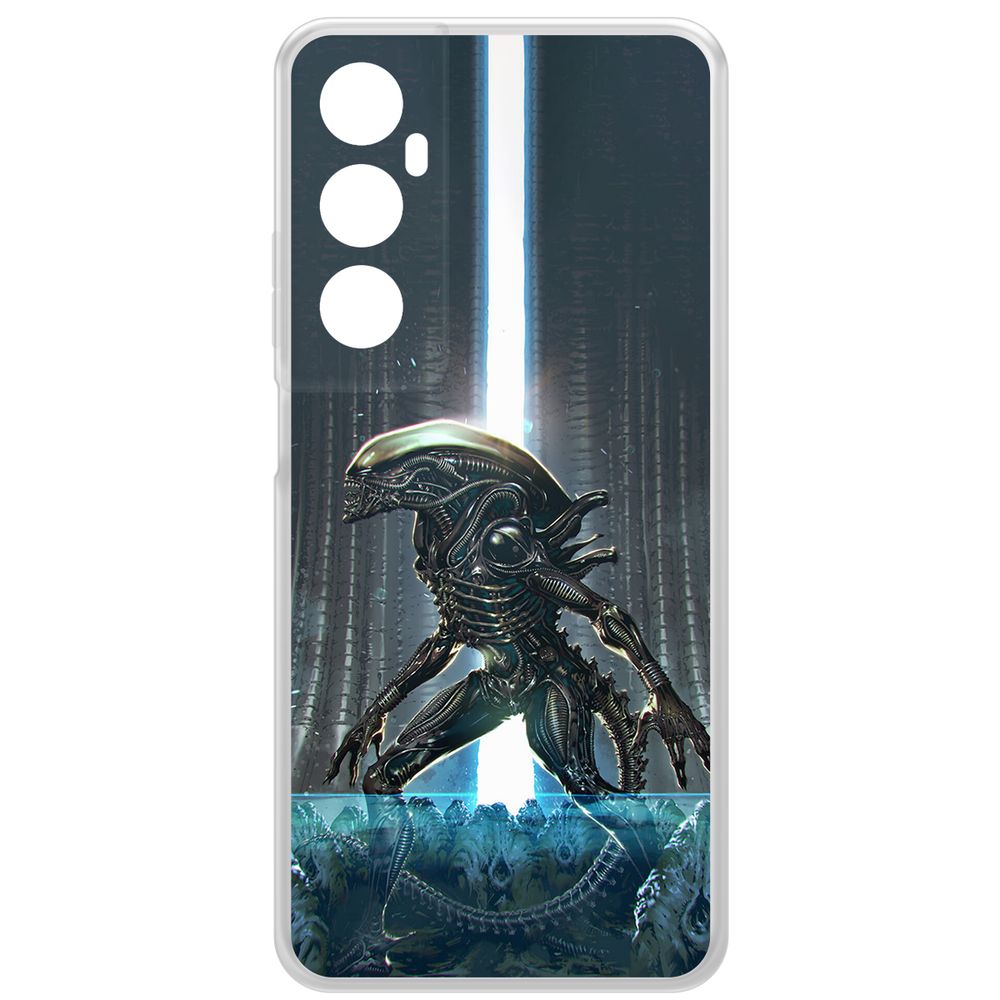 

Чехол-накладка Krutoff Clear Case Чужой. Тревога для Realme C65