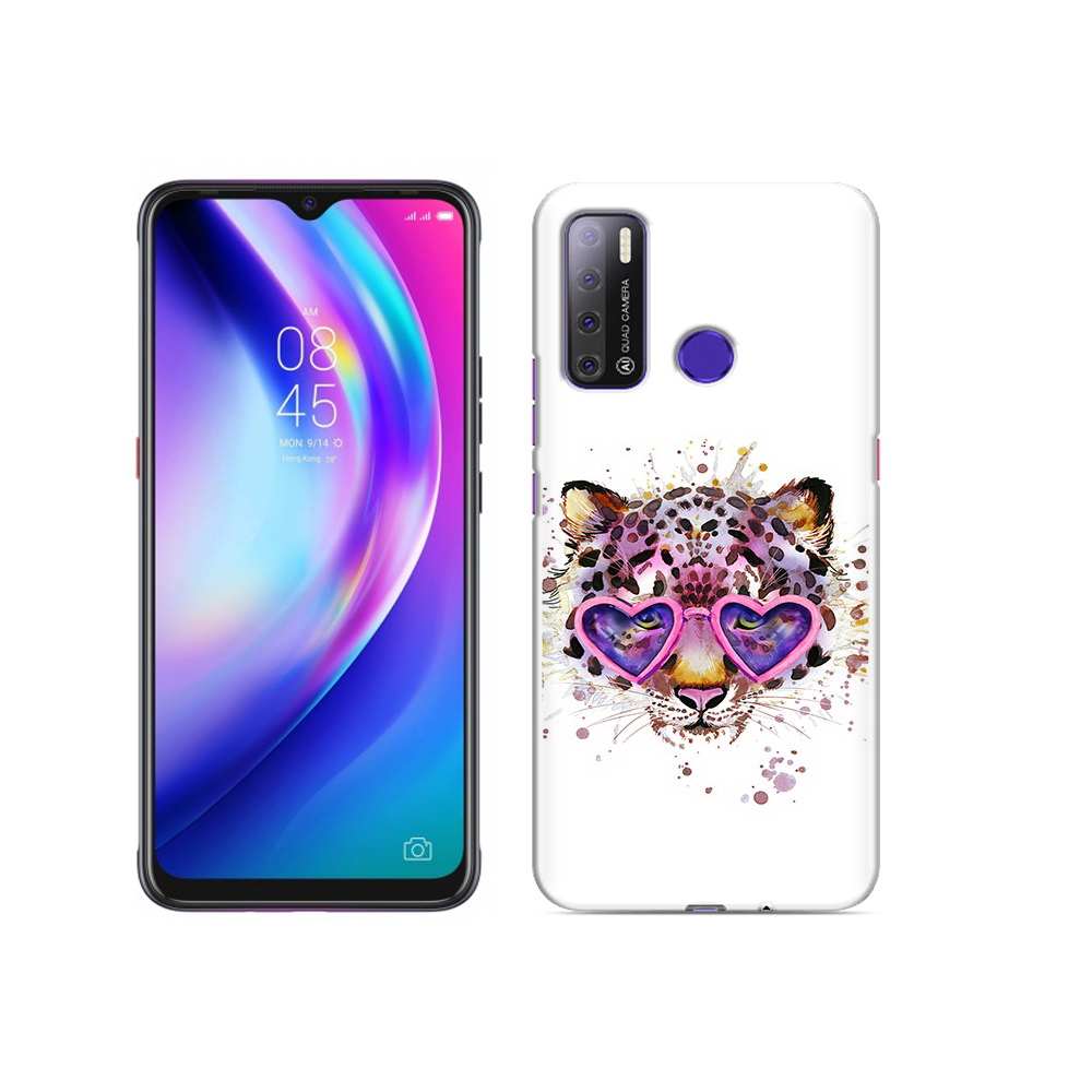 

Чехол MyPads Tocco для Tecno Pouvoir 4 модный леопард, Прозрачный, Tocco