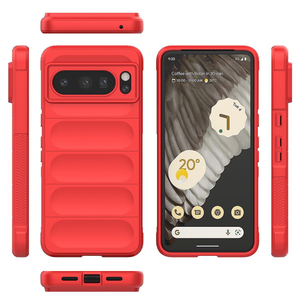 

Противоударный чехол Flexible Case для Google Pixel 8 Pro ,красный, 431192559