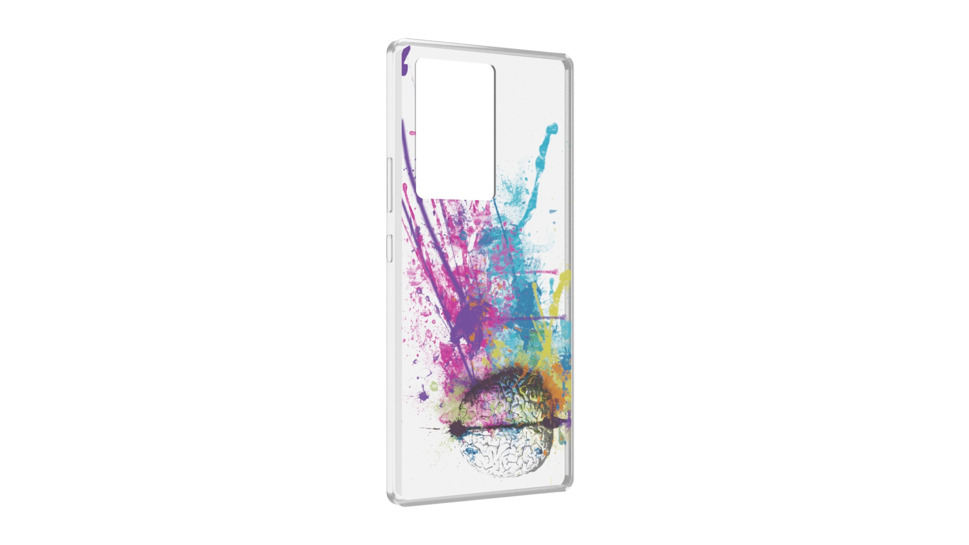 

Чехол MyPads яркий красочный мозг для ZTE Nubia Z40 Pro, Прозрачный, Tocco