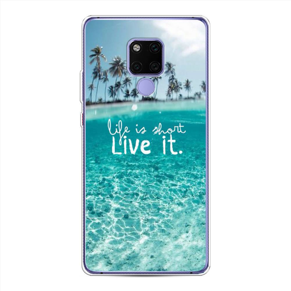 

Чехол Awog на Huawei Mate 20X "Live it", Розовый, 66950-7