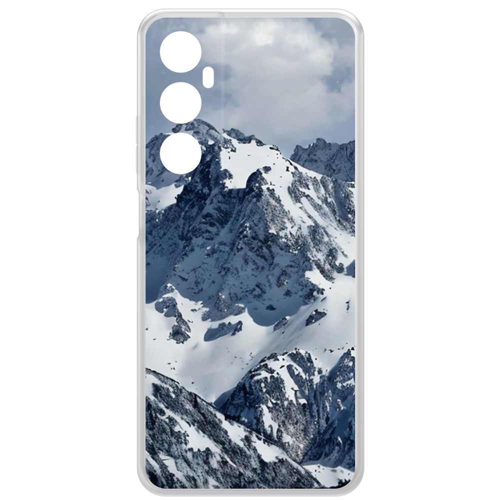 

Чехол-накладка Krutoff Clear Case Горы для Realme C65, Прозрачный