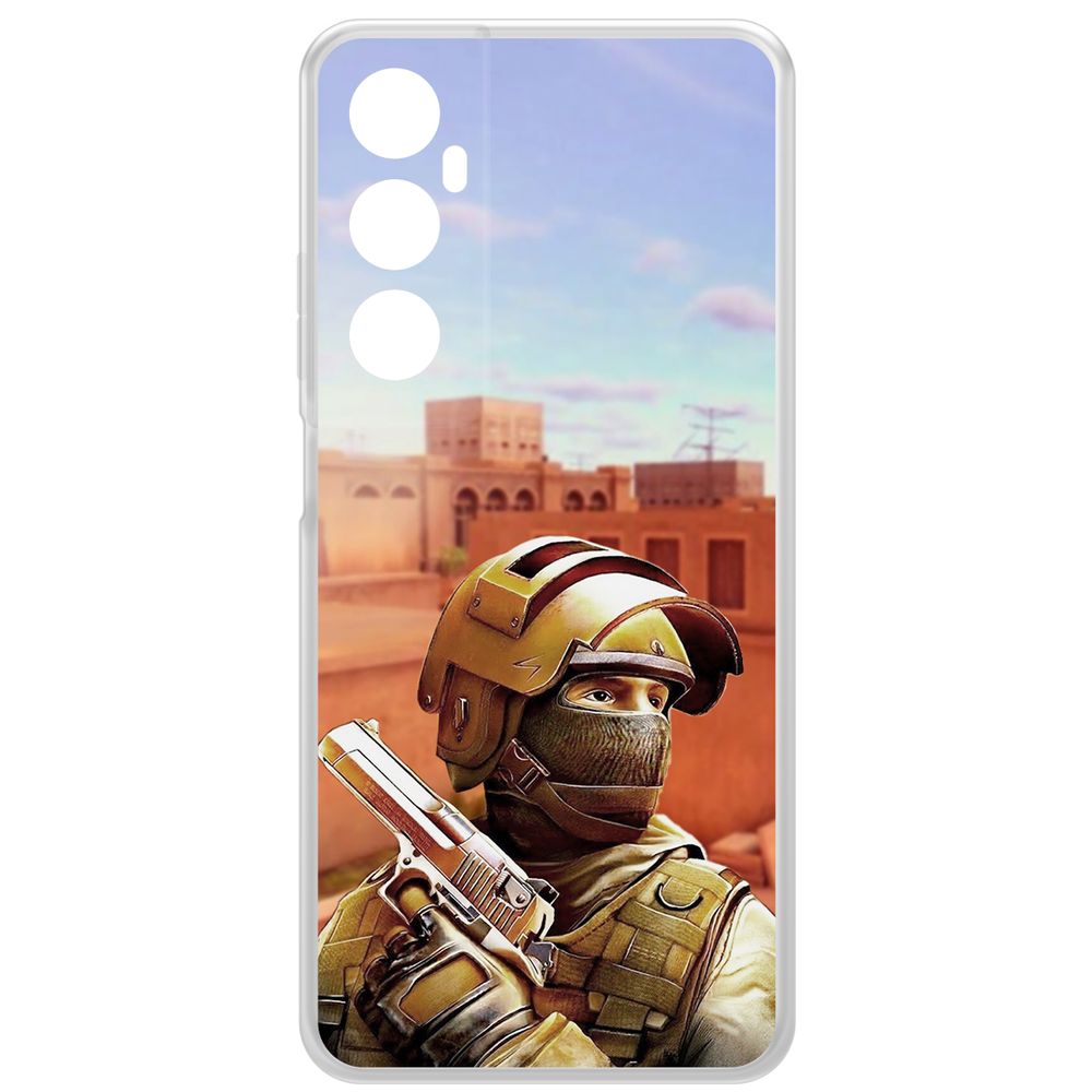 

Чехол-накладка Krutoff Clear Case Cтандофф 2 (Standoff 2) - Спец для Realme C65
