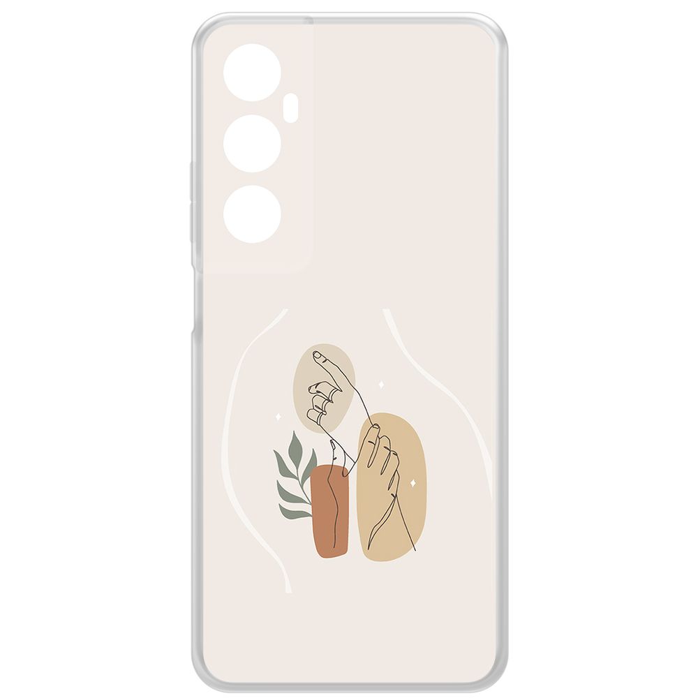 

Чехол-накладка Krutoff Clear Case Тонкость для Realme C65, Прозрачный