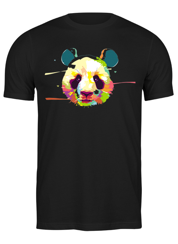 

Футболка мужская Printio Bear here черная M, Черный, Bear here