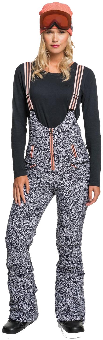 фото Брюки сноубордические roxy 2020-21 pop snow true black pop animal (us:m)