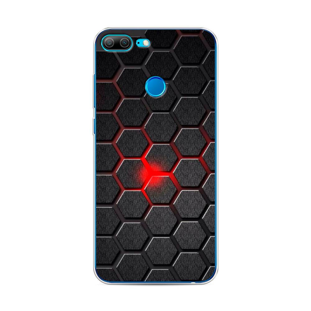 

Чехол на Honor 9 Lite "Соты красные", Красный;черный;серый, 64250-3