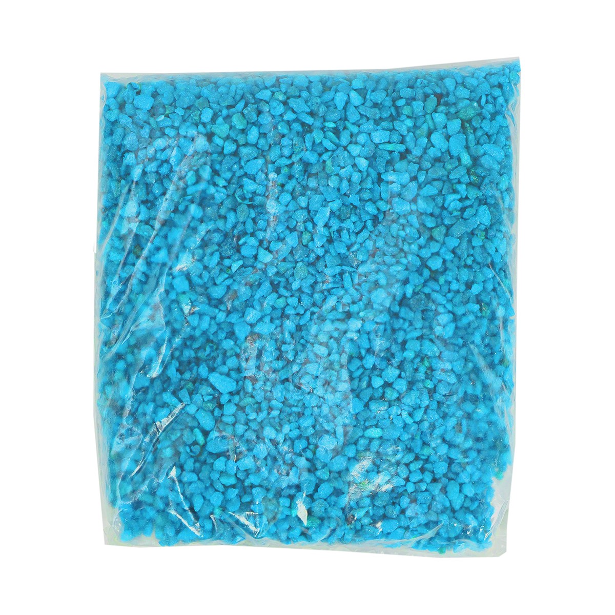 Грунт для аквариума Zoo One Голубой, натуральный камень, фракция 2-5 мм, 1 кг