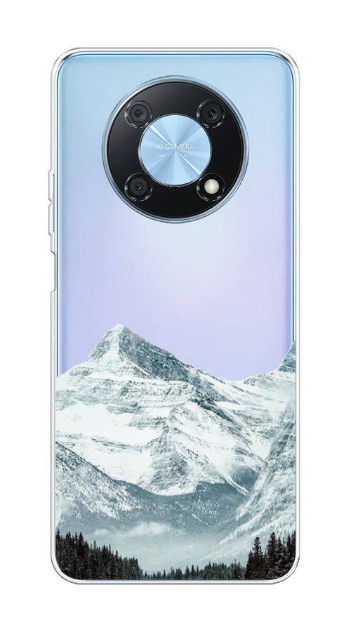 

Чехол на Huawei Nova Y90 "Горы арт 1", Белый;зеленый, 6109350-2