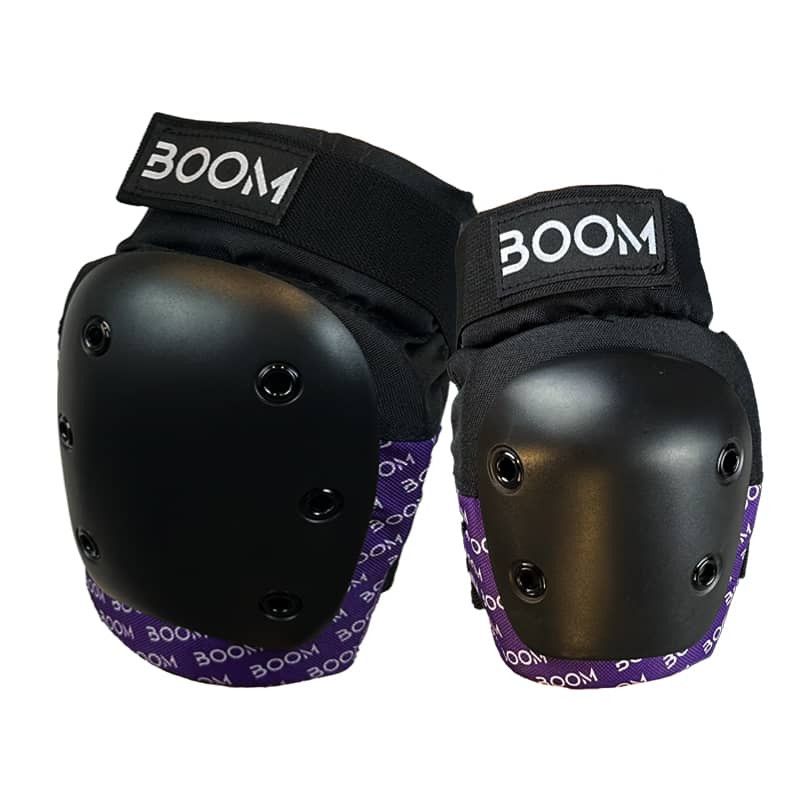 

Наколенники+налокотники BOOM BASIC для трюкового самоката и скейтборда Фиолетовые размер S, boombacic_Фиолетовый