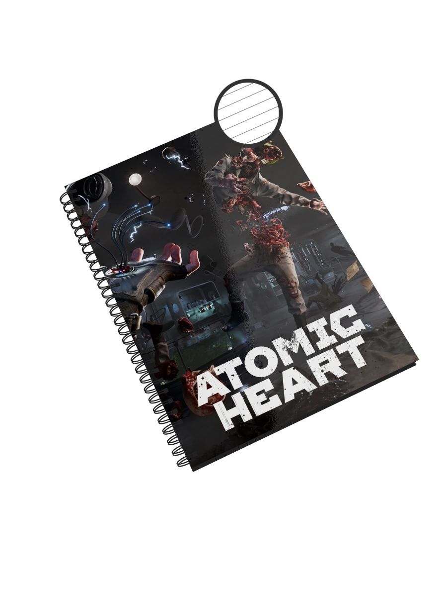 

Блокнот Каждому Своё "Atomic heart/Атомное сердце" NP-GMAT4-A4/6 A4 48л в линейку, NP-GMAT4-A4/6