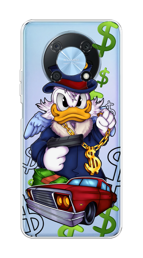 

Чехол на Huawei Nova Y90 "Scrooge McDuck with a Gold Chain", Красный;синий;белый, 6109350-6