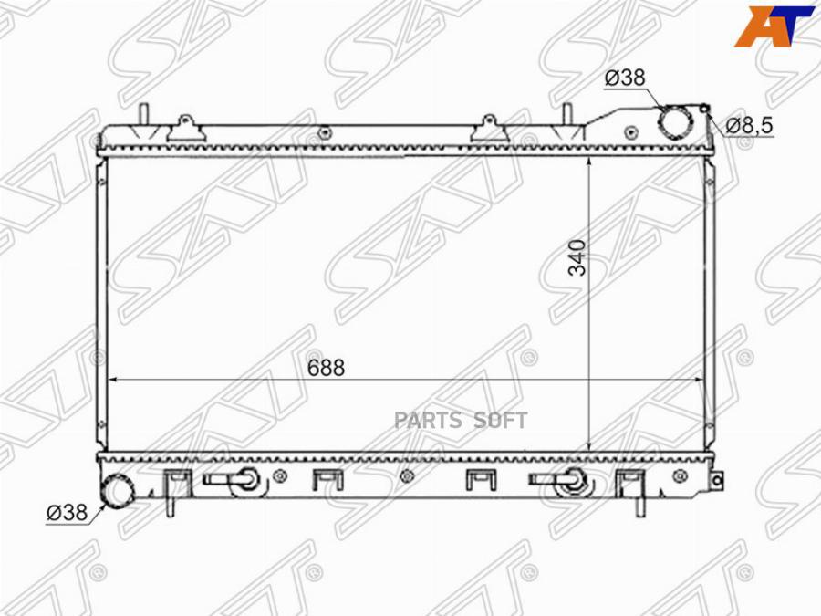 Купить Радиатор Субару Форестер