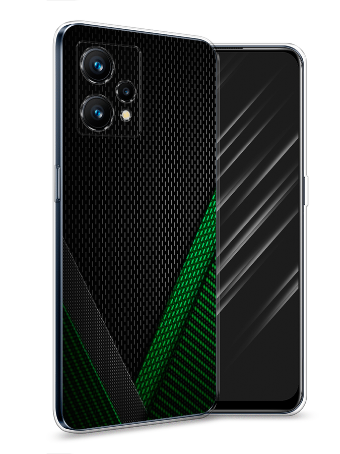

Чехол Awog на Realme 9 "Зеленый карбон", Разноцветный, 257250-3