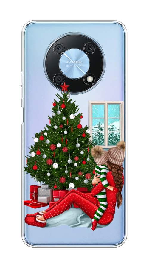 

Чехол на Huawei Nova Y90 "Новый год с мамой", Красный;зеленый;голубой, 6109350-6