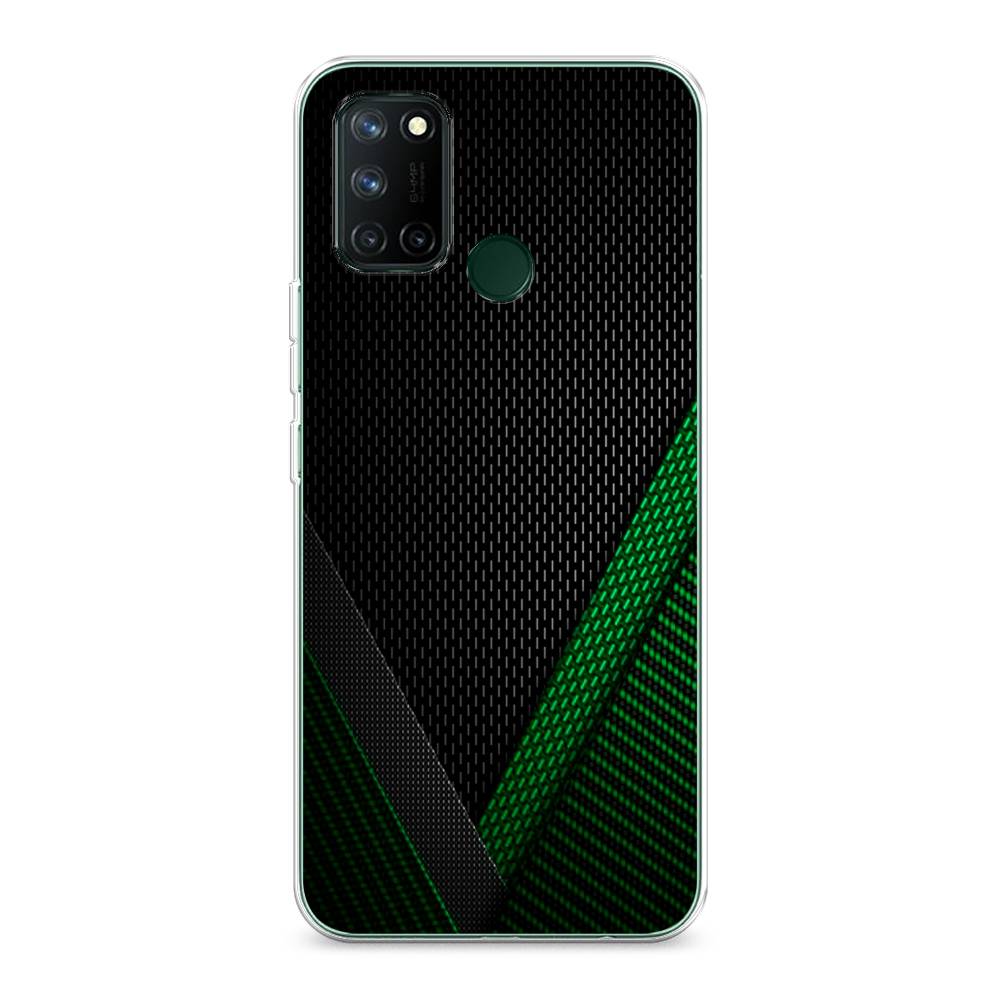 

Чехол Awog на Realme 7i "Зеленый карбон", Разноцветный, 253950-3
