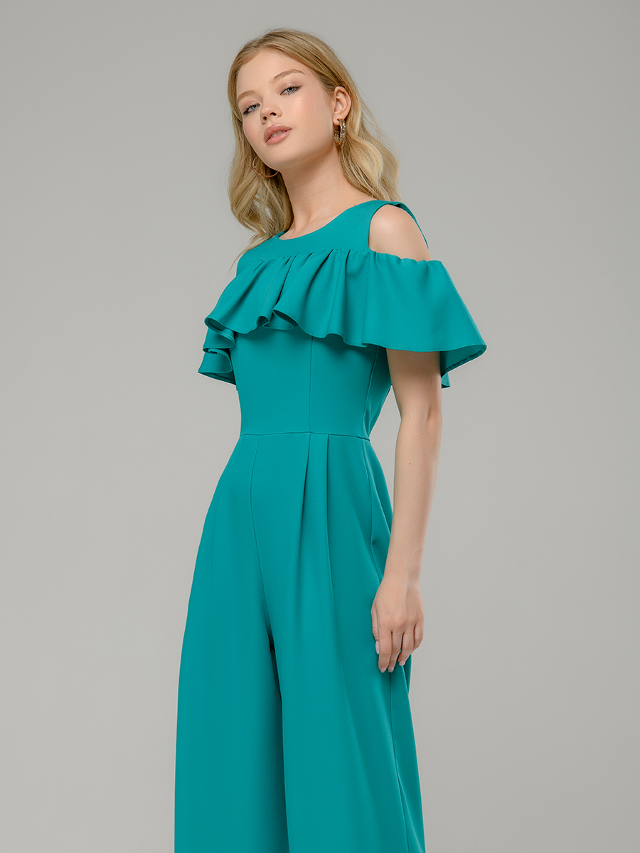 

Комбинезон женский 1001DRESS 101445 зеленый 42, 0101445