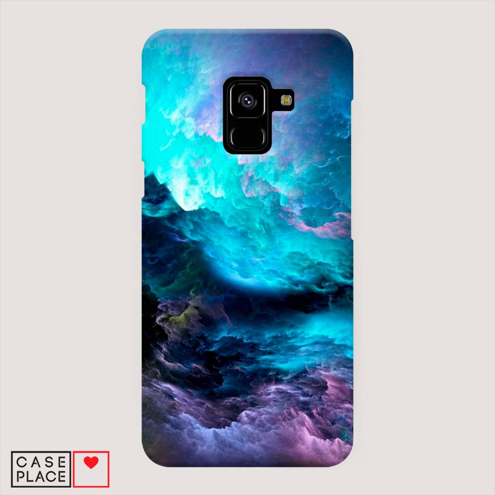 

Пластиковый чехол "Бирюзовое небо" на Samsung Galaxy A8 2018, 25420-3