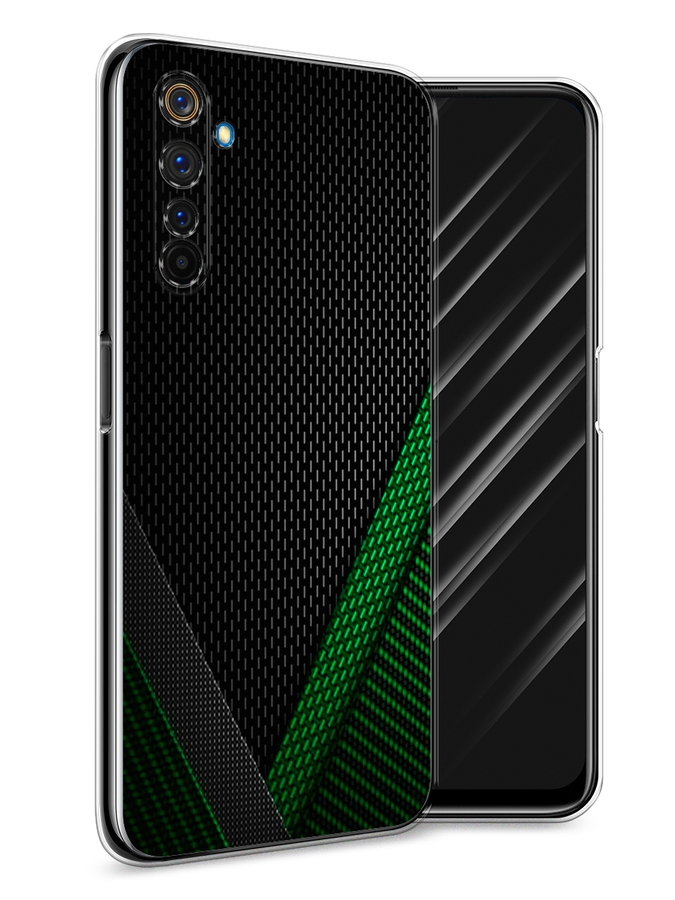 

Чехол Awog на Realme 6 Pro "Зеленый карбон", Разноцветный, 252850-3