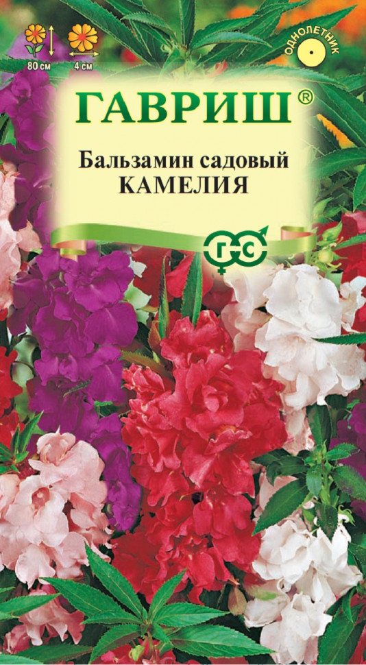 

Семена бальзамин Камелия Гавриш 1071856862-10 10 уп.