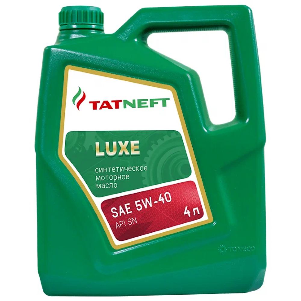 Моторное масло TATNEFT синтетическое LUXE 5W40 4л