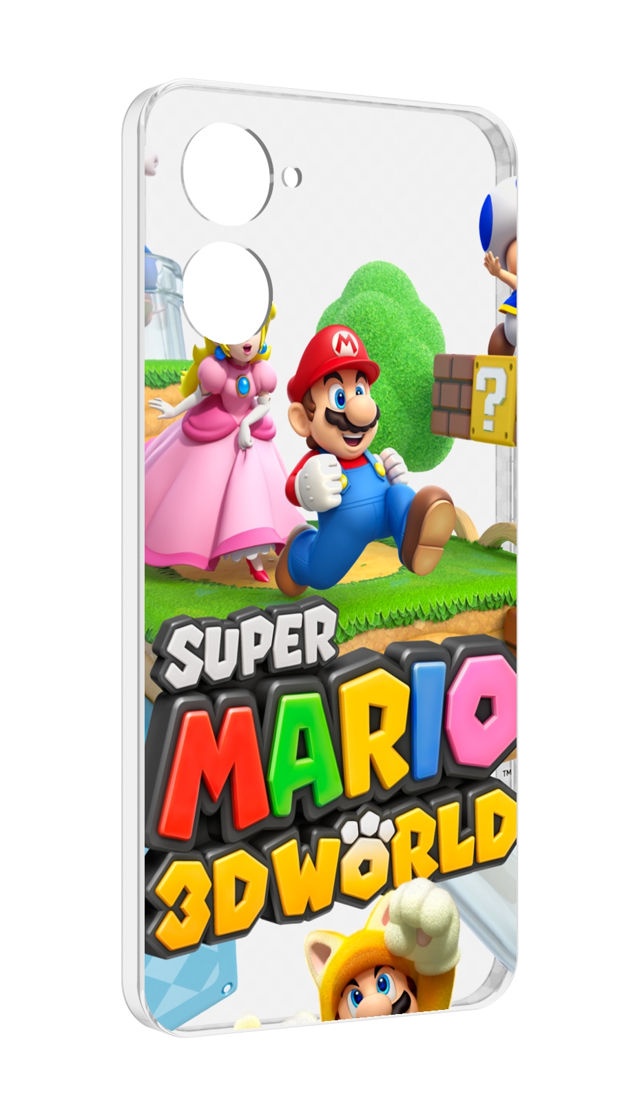

Чехол MyPads Super Mario 3D World для Realme 10S противоударный, Tocco