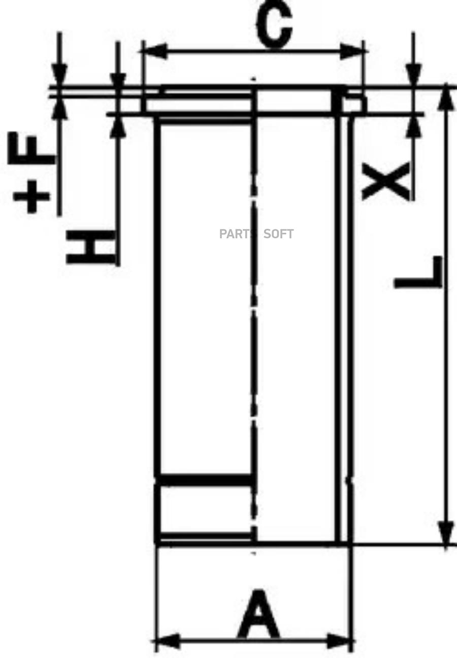 

Гильза 1Шт KOLBENSCHMIDT 89846110