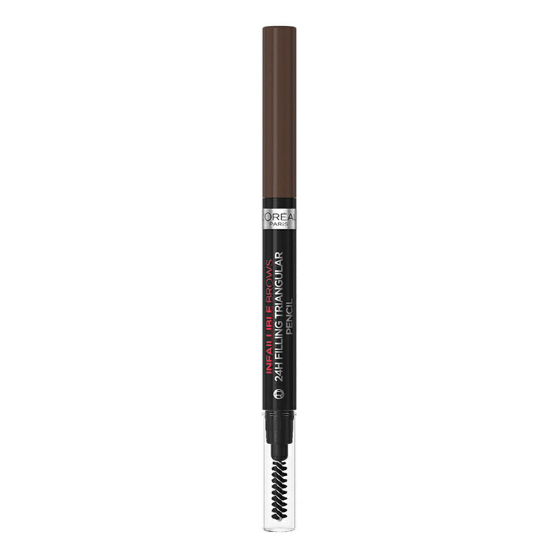 Карандаш для бровей L'Oreal Paris Infaillible Brows 24H Triangular Pencil 3.0 brunette 9 г l oréal paris карандаш для бровей infaillible brows triangular pencil