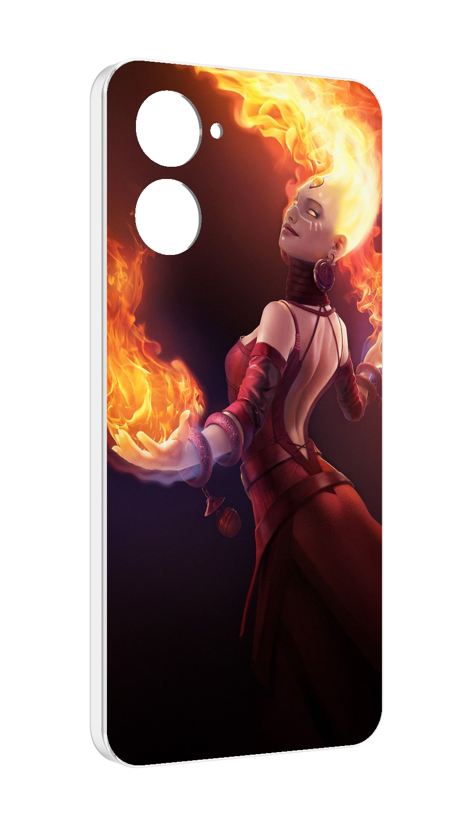

Чехол MyPads dota 2 Lina для Realme 10S противоударный, Tocco