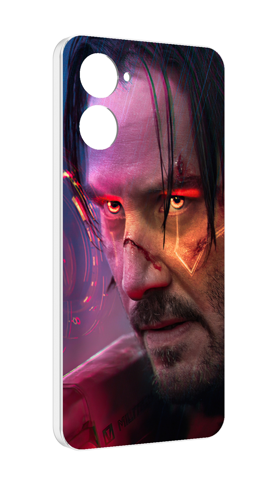 

Чехол MyPads cyberpunk 2077 Джонни Сильверхенд для Realme 10S противоударный, Tocco