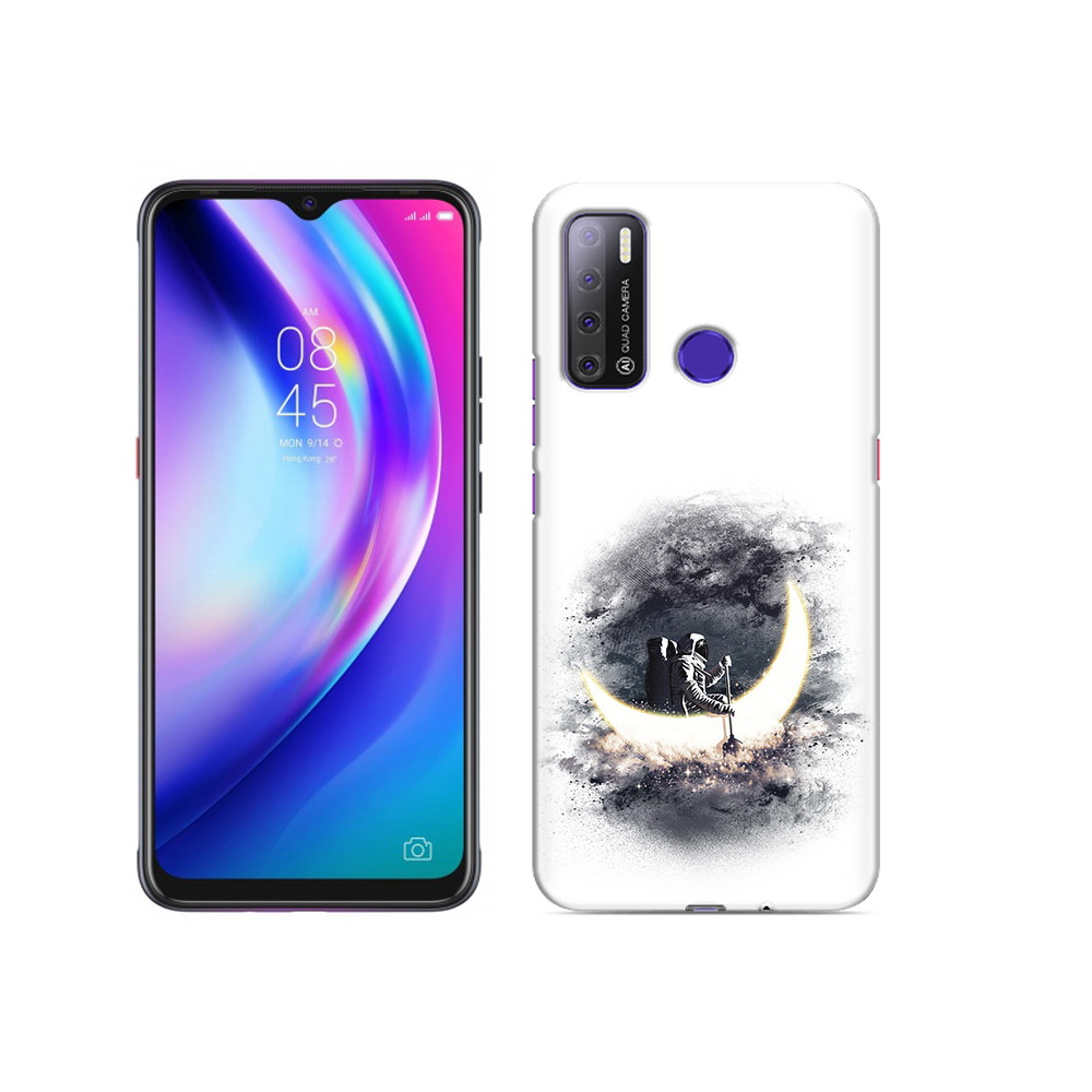 

Чехол MyPads Tocco для Tecno Pouvoir 4 лунный путешественник, Прозрачный, Tocco