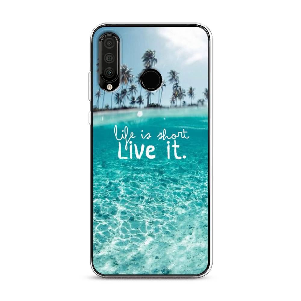 

Чехол Awog на Honor 20S "Live it", Розовый, 610750-7
