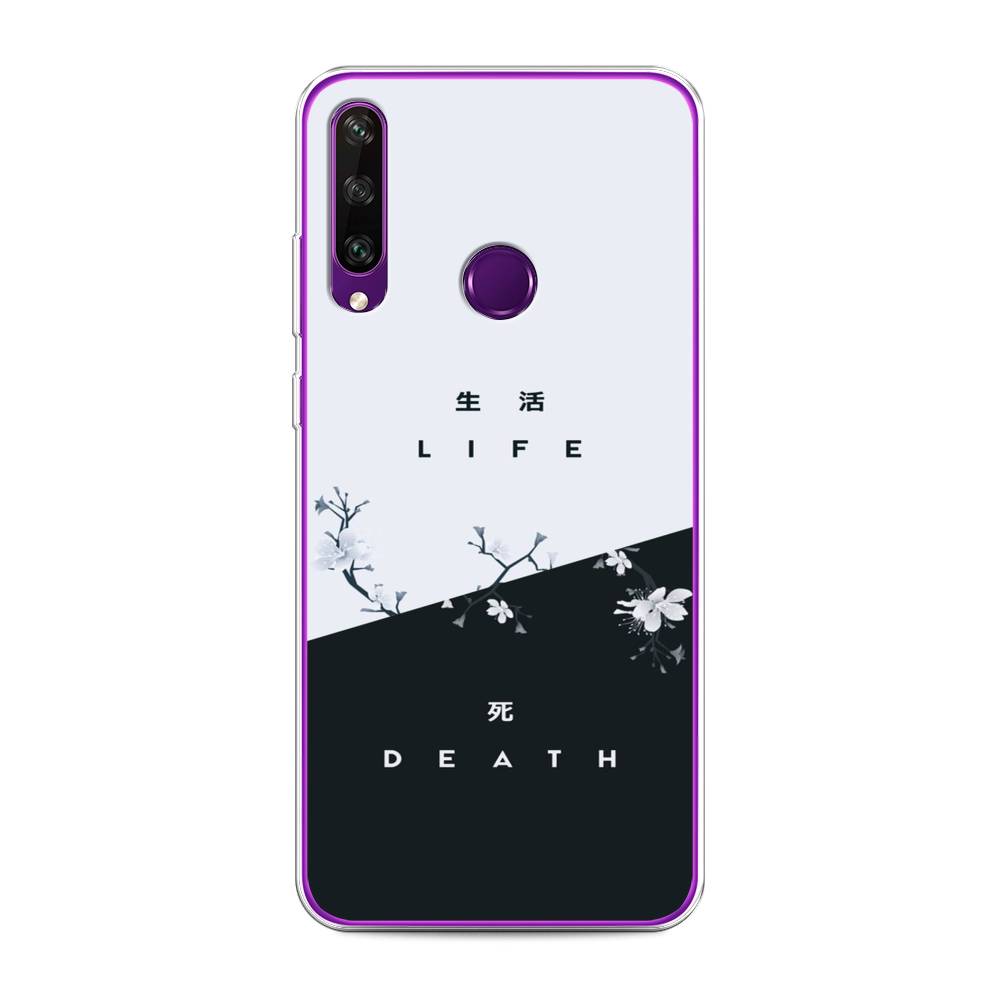 

Чехол Awog на Huawei Y6p "Life and death", Черный;серый, 6103250-7