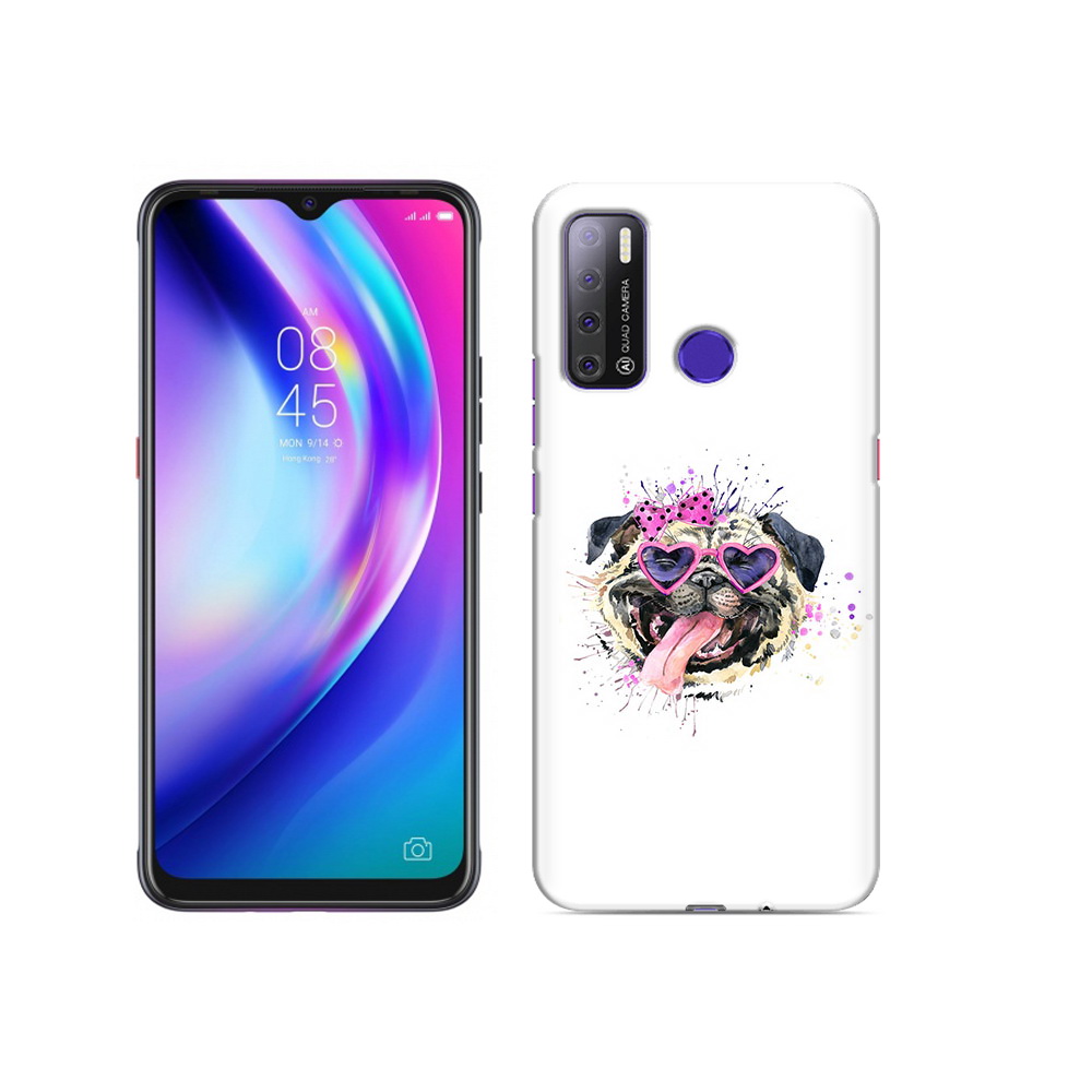 

Чехол MyPads Tocco для Tecno Pouvoir 4 Веселая собака, Прозрачный, Tocco