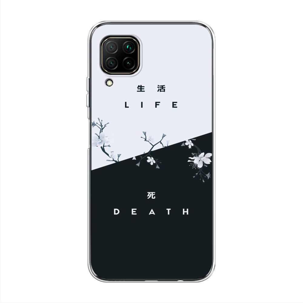 

Чехол Awog на Huawei P40 Lite "Life and death", Черный;серый, 611650-7