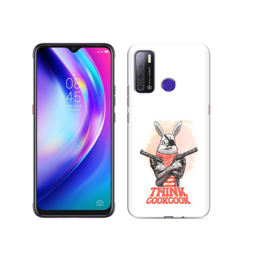 

Чехол MyPads Tocco для Tecno Pouvoir 4 кролик пират, Прозрачный, Tocco