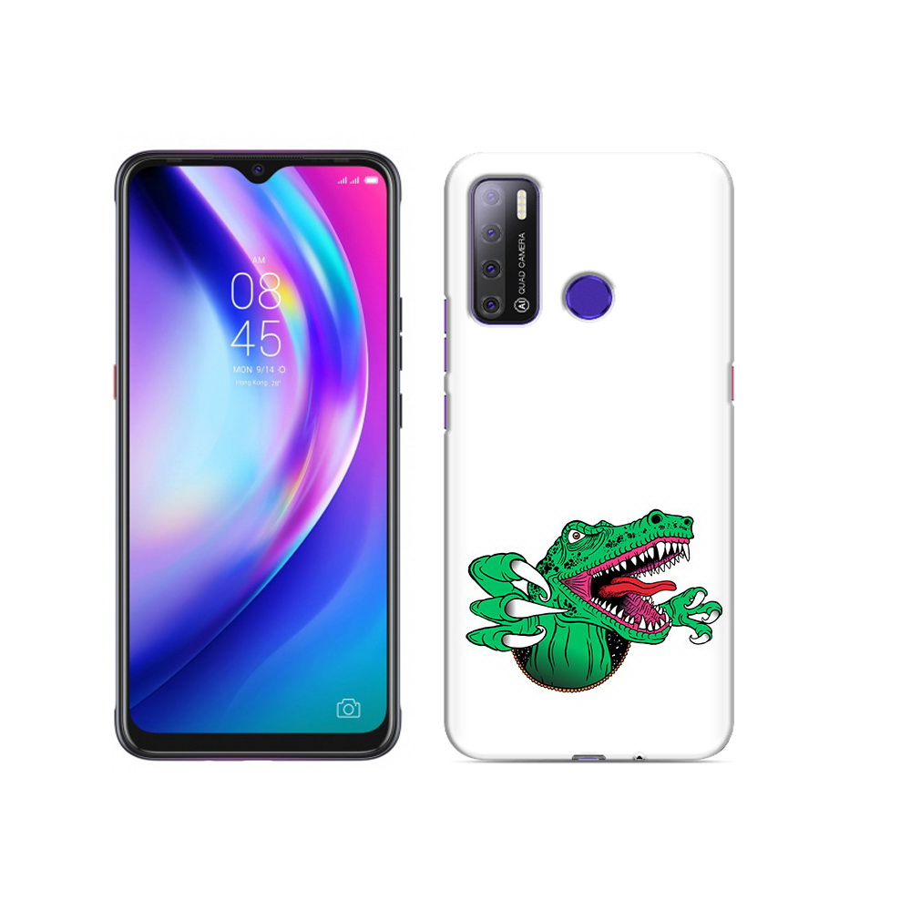 

Чехол MyPads Tocco для Tecno Pouvoir 4 крокодил, Прозрачный, Tocco